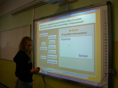 Interaktív tábla gyakorlati alkalmazása